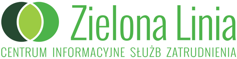Logo Zielona Linia - centrum informacyjne służb zatrudnienia 