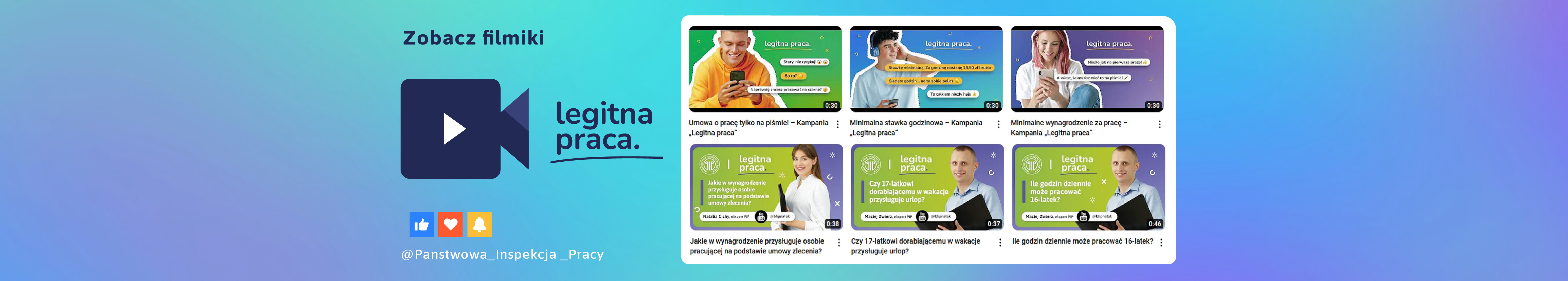 Zobacz nasze filmy na kanale You Tube